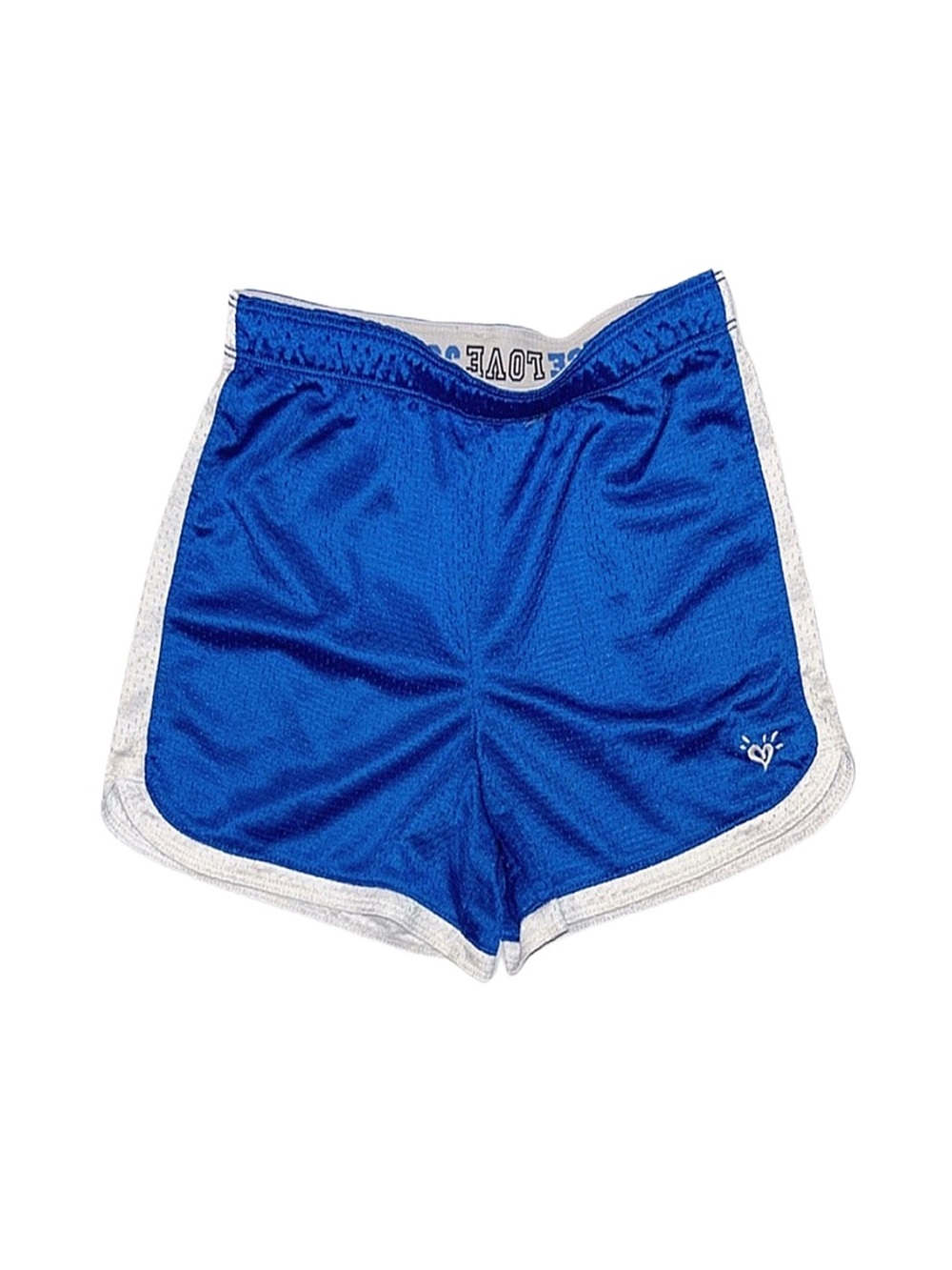 JUSTICE Girl's Blue And White Athletic Shorts Size 12